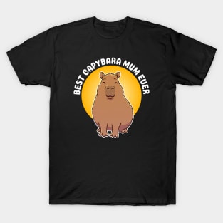 Cute Best Capybara Mum Ever T-Shirt